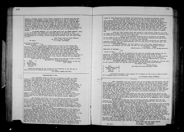 William Henry Duryea (1827-1903) administrator's deed on January 23, 1906. Launching a mobile notary business: five gates before your first client
